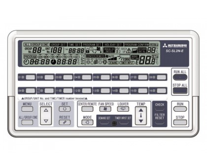 Центральная консоль управления до 64 блоков с недельным таймером Mitsubishi SC-SL2NA-E